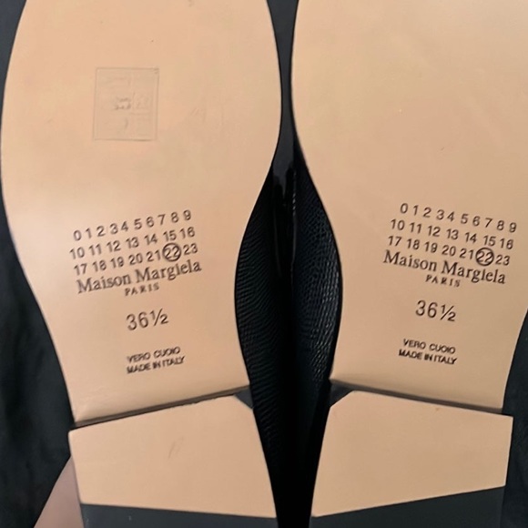 Black Leather Maison Margiela Loafers - Picture 9 of 10